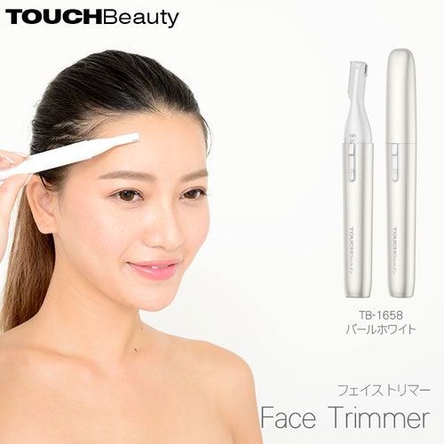 フェイスシェーバー/フェイストリマー TB-1658(PW) パールホワイト シェーバー(顔) TOUCHBeauty 1