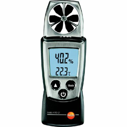 ポケットラインベーン式風速計 TESTO410-2温湿度計付 TESTO4102_4325 テストー