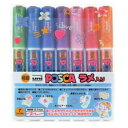 水性ペン ポスカ PC1ML7C 極細 ラメ入り 7色セット ポスカ