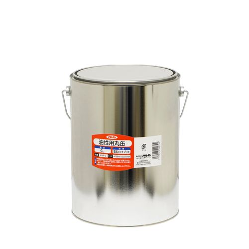 油性用丸缶 KMP-4 4L 4L アサヒペン