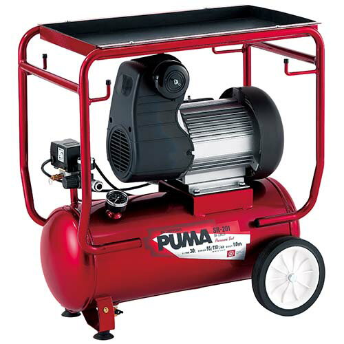 オイルレス エアコンプレッサーSR-201 30Lタンク SR-L30LCF-01 タンク容量:30L SK11