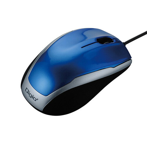 マウス/有線 MUS-UKT115BL ブルー Nakabayashi