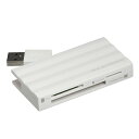 マルチカードリーダー/USB3 CRW-33M68W ホワイト Nakabayashi