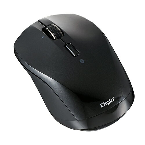 マウス/無線Bluethooth/高速スクロール MUS-BKT163BK ブラック Nakabayashi