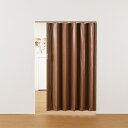 N木目調アコーデオンドア 木目ブラウン 150×174cm 木目ブラウン 150×174cm フルネス