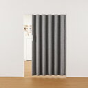 ファブリックアコーデオンドア グレー グレー 100×174cm フルネス