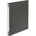Oリングファイル/A4/タテ型/背巾20mm RF2232D ブラック Nakabayashi