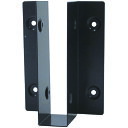 補強金物 1x4 サポート 受けタイプ縦 羽付 14U5-BK(10179740) 黒 受けタイプ縦 羽付 14U5 ダイドーハント(4)