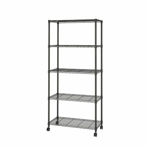 ルミナスノワールフリーラック5段80W NO8018-5 5段 80W ドウシシャ