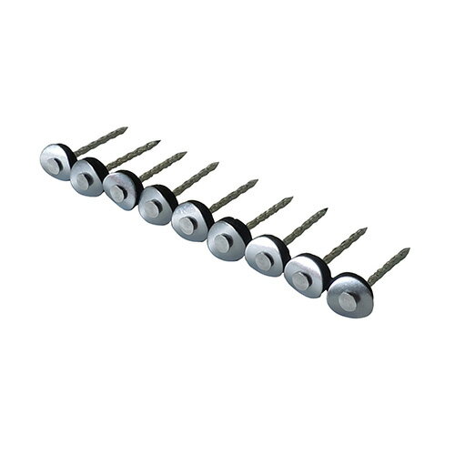 樂天商城 - ステンレス連結傘釘(9本x30連) 28151 シルバー 2.7x50mm 270本 ダイドーハント