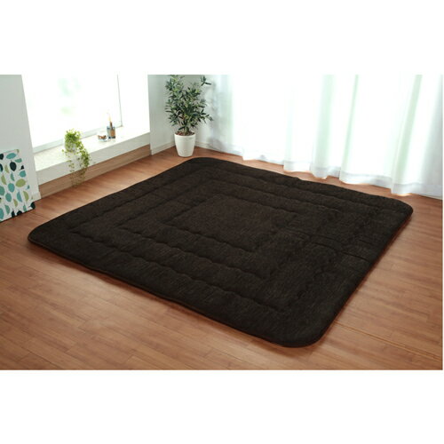 撥水ラグ ふっくら『撥水モデルノ F敷』 ブラウン 190×240cm ブラウン 190×240cm IKEHIKO