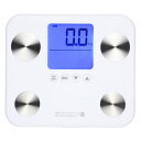大画面 体重体組成計 ホワイト HB-K130-W OHM(4)