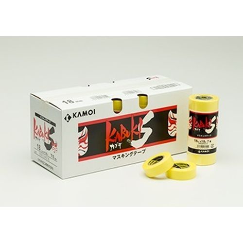 車輛塗装用マスキングテープ 小箱販売 40巻入 幅30mm×長さ18m KABUKI-S