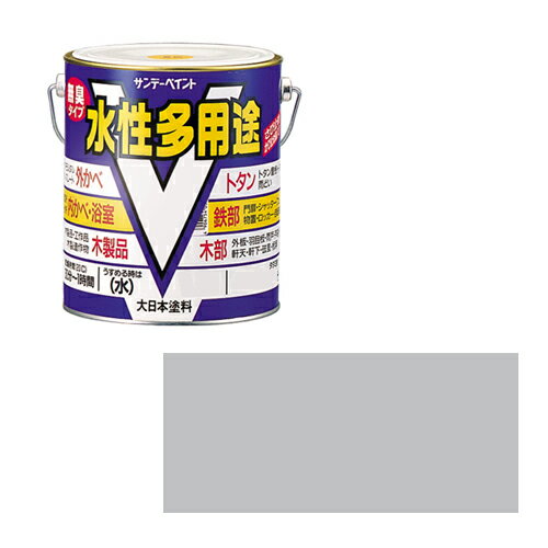 水性多用途 ライトグレー 容量:1.6L サンデーペイント