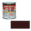 スーパー油性鉄部・建物用塗料 チョコレート 容量:1/12L サンデーペイント