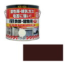 スーパー油性鉄部・建物用塗料 チョコレート 容量:3L サンデーペイント