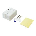 マウントボックス(1P/シールドジャック付) LMBOX-1KS ジェフコム