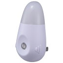 LEDナイトライト 充電式 明暗センサー ホワイト 白色LED NIT-APHB4-W OHM