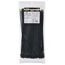 ★5%OFFクーポン 8日23:59迄 さらにP5倍★ロックタイ 耐候性 300mm 200本入 黒 LT-300W200BK OHM