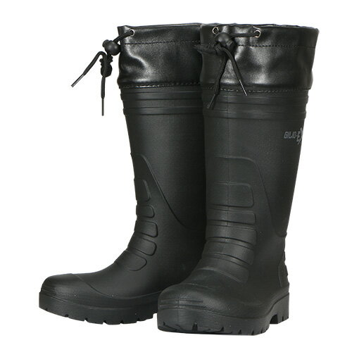 エアーラバーブーツ 紳士 6433 ブラック LL カジメイク