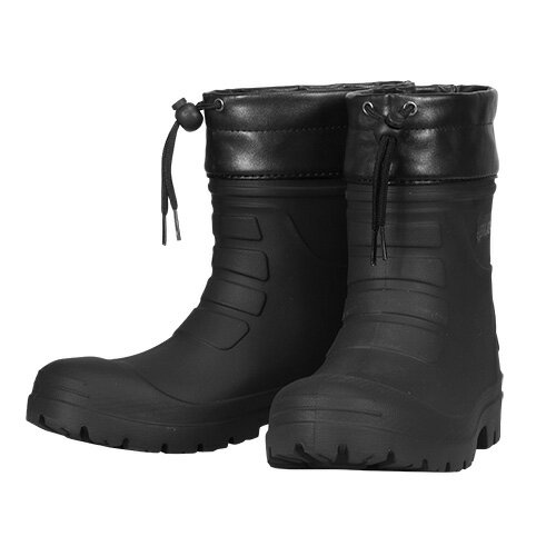 エアーラバーブーツ 紳士 ショート 6435 ブラック M カジメイク