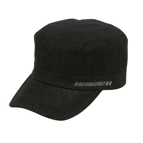 デニムワークキャップ 6508 ブラック FORCAST