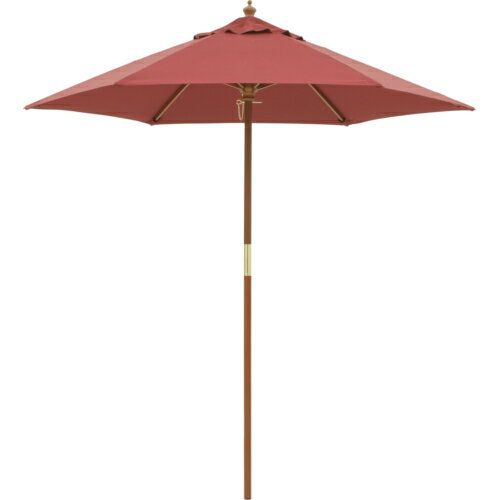 ガーデンパラソル ウッドパラソル 2.1m タカショー パラソル 日除け マーケットパラソル 210cm 紫外線..