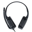 ゲーミング/4極ヘッドセット MHM-SGM30BK ブラック Nakabayashi