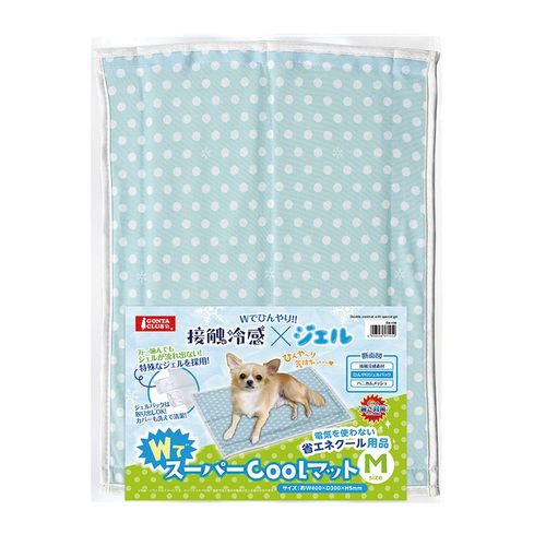 マルカン 【数量限定・在庫限り】WでスーパーCOOLマット M 1枚 ペット用品・フード 犬用品・グッズ 犬小屋・ケージ・サークル・ゲート ..