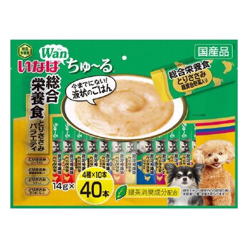 ちゅーる総合栄養食とりささみバラエティ 14g×40本 いなばのサムネイル