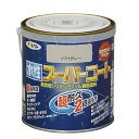 水性スーパーコート 0.7L ソフトグレー アサヒペン