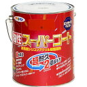 油性スーパーコート 1.6L 赤 アサヒペン
