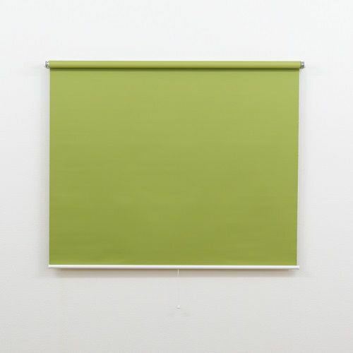 つっぱり ロールスクリーン 遮光グリーン 90×180cm 遮光グリーン 90×180cm フルネス