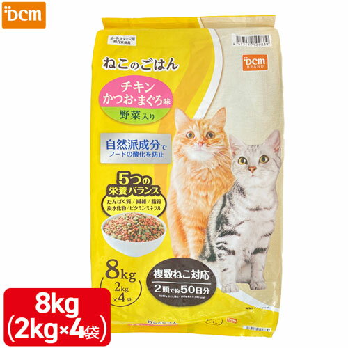 ねこのごはん チキン・まぐろ・かつお味野菜入 DCM 大