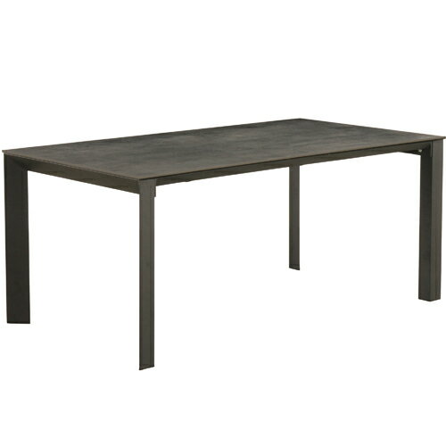 グラナダ 165×90 ダイニングテーブル ストームグレイ ストームグレイ 165×90 筑波産商