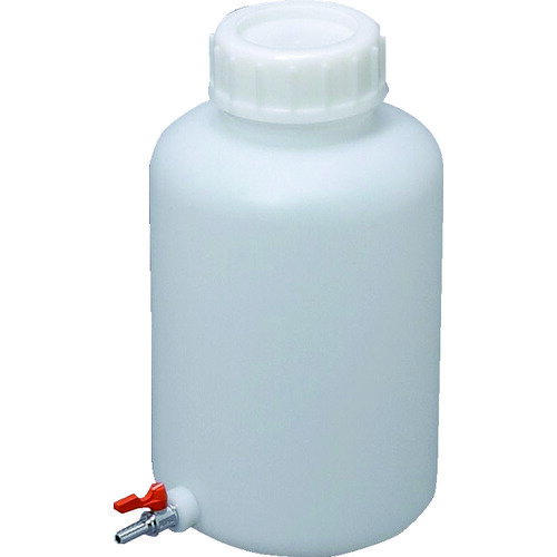 広口瓶ボールコック付10L 740 容量:10000ml 瑞穂