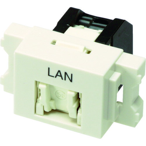 Cat5e RJ45モジュラージャック+JISプレート用アダプタセット VOL-5OCBZL-WHL コーニング