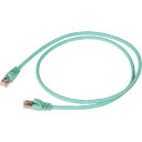 Cat6A STPパッチコード5m 青緑 VOL-6ASFL-L5-TL コーニング