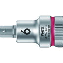BHF ヘキサゴンビットソケット 差込角9.5mm 3035 対辺寸法:6.0mm Wera