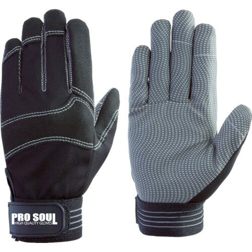 人工皮革手袋 PS－771 ブラック M 7501 ブラック M 富士グローブ