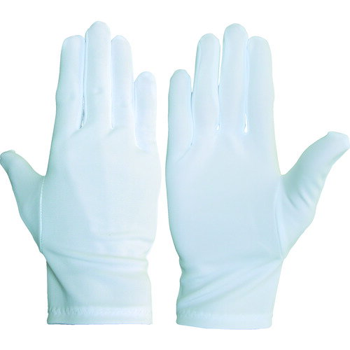 無蛍光ナイロンダブル手袋 LL (12双入) 8011-1-LL ウインセス