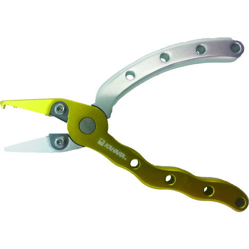 4.5inchアルミプライヤー レモン/シルバー AP45-RESL KAHARA