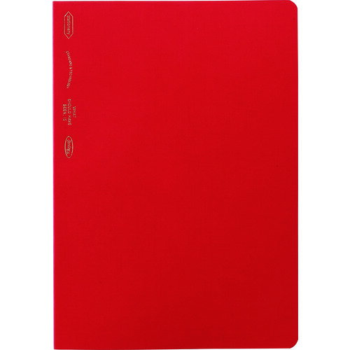 樂天商城 - 1/2イヤーノートA5レッド S4109 STALOGY
