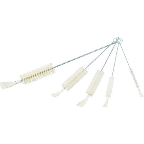 理化学ブラシ 注射器用 山羊毛 スチール柄5cc用 TBSS5J 5cc用 1本入り TRUSCO
