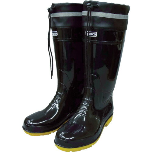 耐油安全ブーツ フード付 黒 TSBF-3L-BK 3L TRUSCO