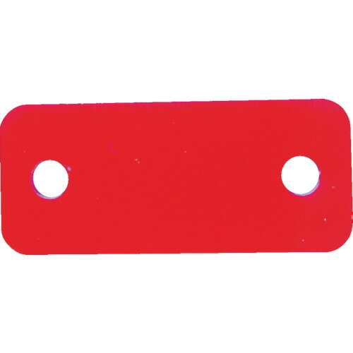 靴用ネームプレート10枚入 赤 TSNPR 赤 TRUSCO