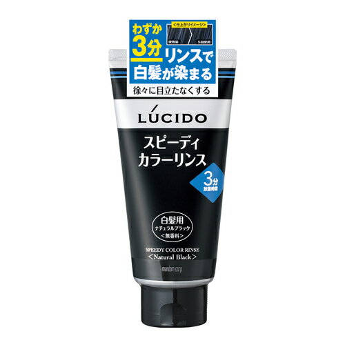 スピーディカラーリンス ナチュラルブラック 160g LUCIDO(ルシード)