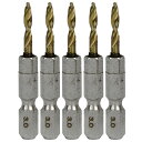 六角軸チタンコーティング鉄ドリル 極短 メチャみじ 3.0mm 5pcs サイズ:3.0mm SK11