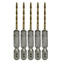 六角軸チタンコーティング鉄ドリル 微短 チョイみじ 2.0mm 5pcs サイズ:2.0mm SK11