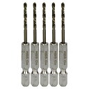 六角軸コバルトハイスステンドリル 微短 チョイみじ 2.5mm 5pcs サイズ:2.5mm SK11